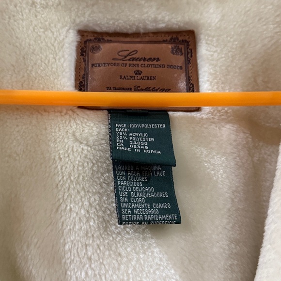 Ralph Lauren Ultrasuede Long Coat faux sheepskin in excellent condition - Picture 2 of 11